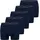 SCHIESSER Retro Boxershorts unifarben blau M 5er Pack