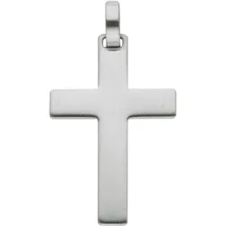Ketten-Anhänger ADELIA ́S "Edelstahl Kreuz Anhänger", silber, Schmuckanhänger, Damen, Edelstahl, Edelstahlschmuck für Damen & Herren
