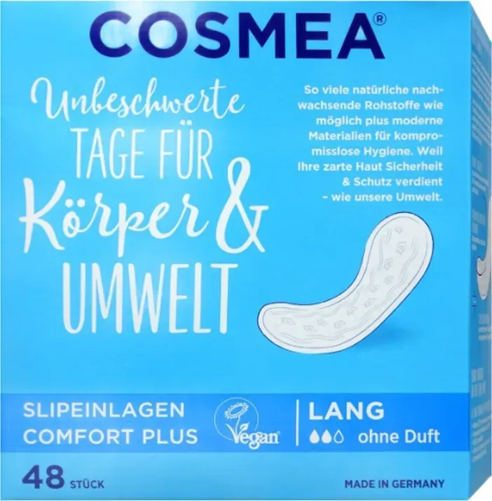 Cosmea舒适加长护垫 (unparfümiert) 48 Stück