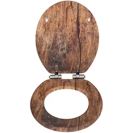 Wenko WC-Sitz Rustic Braun