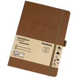 DONAU Notizbuch A5 Outdoor braun 1350106-02