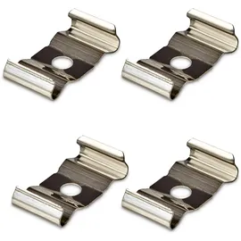 SOTech LED-Profil Montageklammern grau Stahl