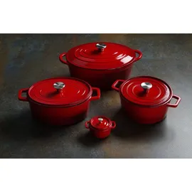 HENDI Gusseisentopf 3,7L 31,7 x 24,0 x 10,5 cm
