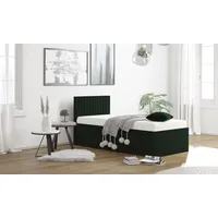 Westfalia Schlafkomfort Polsterbett, grün (moosgrün), B:108cm L:210cm, WESTFALIA SCHLAFKOMFORT,