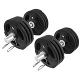 Oly. Gummi-Gripper Kurzhantel-Set 70Kg (2x35) Hantelscheiben