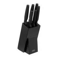 5five simply smart Messerblock mit Messern, 6-teiliges Set -