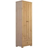 Home Affaire Garderobenschrank »Gotland«, aus massiver Kiefer, FSC®-zertifiziert, Breite 64 cm beige