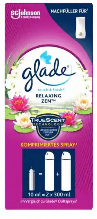 Glade Touch&Fresh Mini-Spray NF Entspannendes Zen