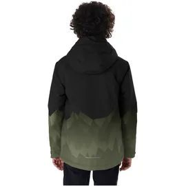 KILLTEC Jungen Skijacke/Funktionsjacke mit Kapuze und Schneefang KSW 383 BYS SKI JCKT, schwarz, 164, 42096-000