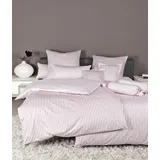 JANINE modernclassic 3912 Gestreift Rosa 200 x 220 cm + 2 x 80 x 80 cm