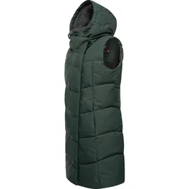 Ragwear Steppweste "Pavla Vest", Damen, Gr. XXXL(46), grün (dunkelgrün), Außenmaterial: 100% Polyester, Innenfutter: 100% Polyester, Wattierung: 100% Polyester, figurbetont ca.