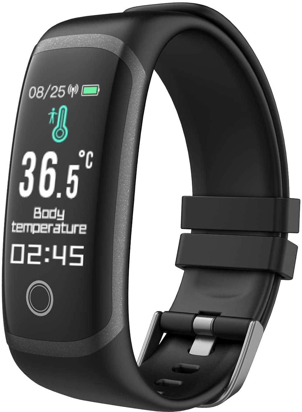 MicLee Damen Herren Fitness Armband Smartwatch mit Pulsmesser Fitness Tracker 0.96 Zoll Farbbildschirm Fitness Uhr Wasserdicht IP67 Aktivitätstracker Schrittzähler Sportuhr Pulsuhren für iOS Android