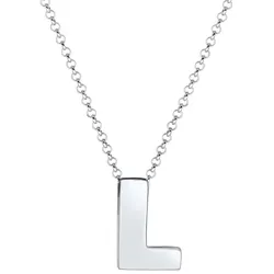 Elli Buchstabe L Initialen Trend Minimal 925 Silber silberfarben Damen 