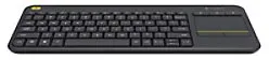 Logitech Tastatur K400 Plus 920-007127 Kabellos Schwarz QWERTZ (DE)