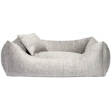 Leo4dog Sofa Vogue 5 Größen, 5 Farben. Hundebett, Hundekissen, Hundesofa,Hundekorb. (XXL - 130X100, Grau)