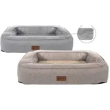 Petlando Hundebett Lima Ortho L 100 x 65 cm grau
