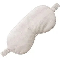 Schlafmaske, Bio -Baumwoll -Augenmasken Leichte und komfortable elastische Augenschlafschattenabdeckung für Nachtschlafen, Reisen für Männer Frauen, Beige