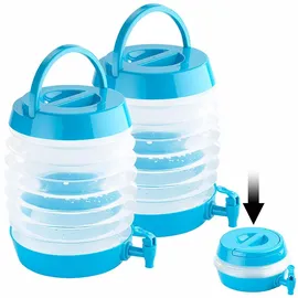 Pearl Faltbares Fässchen blau/transparent 7,5 Liter