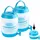 Pearl Faltbares Fässchen blau/transparent 7,5 Liter