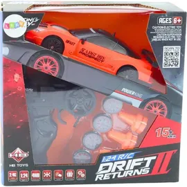 LeanToys RC-Auto Sportwagen 1:24 CH RTR Orange/Schwarz