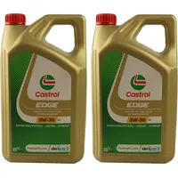 2x 5 L Castrol EDGE 5W-30 Motoröl Motorenöl Longlife 4 / BMW / MB / AUDI / VW