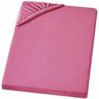Carpe Sonno Babybett-Spannbettlaken, Pink, Uni, Füllung: Baumwollfüllung, Rechteckig, 70x140