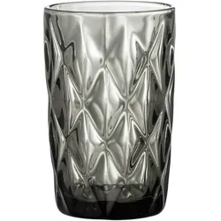 Bloomingville Asana Trinkglas Grau, Ø 8xH12,5 cm