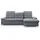 werk2 Ecksofa Carmen, Sofa, Eckcouch mit Schlaffunktion, Bettkasten und Sitztiefenverstellung, grau