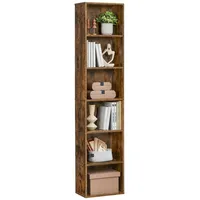 VASAGLE Bücherregal, mit 6 Ebenen 24 x 40 x