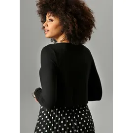 Aniston SELECTED Bolero Schwarz 46