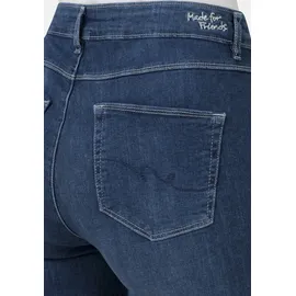Stooker Women 7/8-Jeans STOOKER WOMEN "Tahiti Denim Capri Slim Fit", Damen, Gr. 40, blau (blau denim), Denim/Jeans, 84% Baumwolle, 14% Polyester, 2% Elasthan, eng 7/8-Länge, Jeans, Capri Slim Fit Casual Clean Wash Denim Jeans für Damen