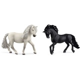 SCHLEICH® 13942 Islandpony Stute, für Kinder ab 5-12 Jahren, HORSE Club - Spielfigur & ® 13923 Pura Raza Española Hengst, für Kinder ab 5-12 Jahren, HORSE Club - Spielfigur, 1er Pack