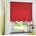 Volantrollo klassisch, Uni-Lichtdurchlässig, rot BxH 142x180 cm