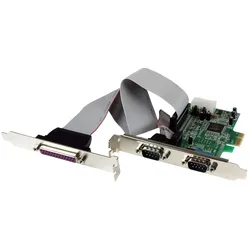 StarTech.com 2S1P Seriell/Parallel RS232 PCI Express Karte mit 16550 UART