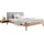 Hasena Massivholzbett Simone 160 x 200 cm Holz Braun Kernbuche