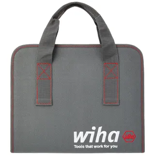 Wiha Werkzeug Set Elektriker 32-tlg. inkl. Werkzeugmappe I kompakte Grundausstattung in Werkzeugtasche mit Tragegriff (41241)