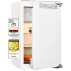 Exquisit Einbau Kühlschrank EKS131-4-FE-090E | Nutzinhalt: 119 L | 4-Sterne-Gefrieren | Schlepptürmontage | Einbaugerät