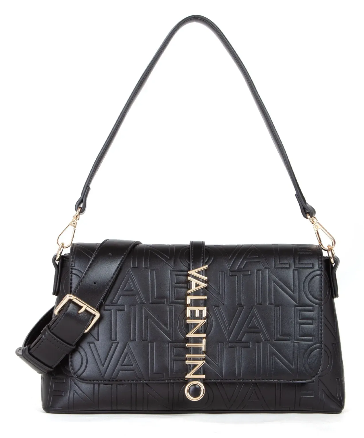 Umhängetasche VALENTINO BAGS "LIO RE" Gr. B/H/T: 31cm x 17cm x 7cm, schwarz (nero) Damen Taschen