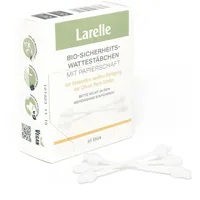 Larelle Bio-Sicherheitswattestäbchen Baby-Wattestäbchen 60 Stück