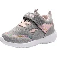 KangaROOS Mädchen Ky-chummy Ev Sneaker, Vapor Grey Frost Pink
