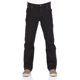 WRANGLER Texas Tonal Straight Jeans, Black Overdye, 44W / 34L