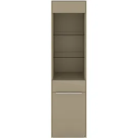 Set One by Musterring Standvitrine Reno 42 x 48 x 185 cm Braun