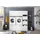 Respekta Clara Waschmaschinenschrank 184,8 x 200 x 67,6 cm Weiß Holz