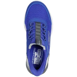 SKECHERS Microspec Max Brisk-Stripe Kinder Blau 37