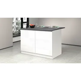 kochstation Unterschrank Kücheninsel KS-Sole 125 x 0 x 0 cm Weiß