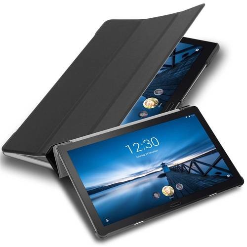 Cadorabo Schutzhülle für Lenovo Tab P10 (10.1 Zoll) Tablet Hülle in Schwarz Etui Case Cover Tasche Auto Wake up