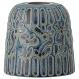 Bloomingville Kerzenhalter Samsin Steingut Blau