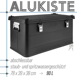 Trucky Aufbewahrungsbox 90 Liter 1-tlg. schwarz
