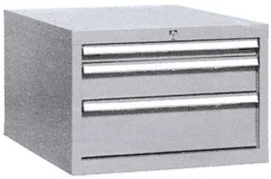LISTA Schubladenschrank -  3 / 1 x 50 mm, 1 x 100 mm, 1 x 150 / 383 - lichtgrau