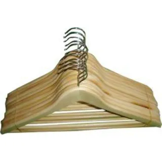 Nölle Profi Brush Nölle Konfektionsbügel m. Steg, gewinkelt, Holz